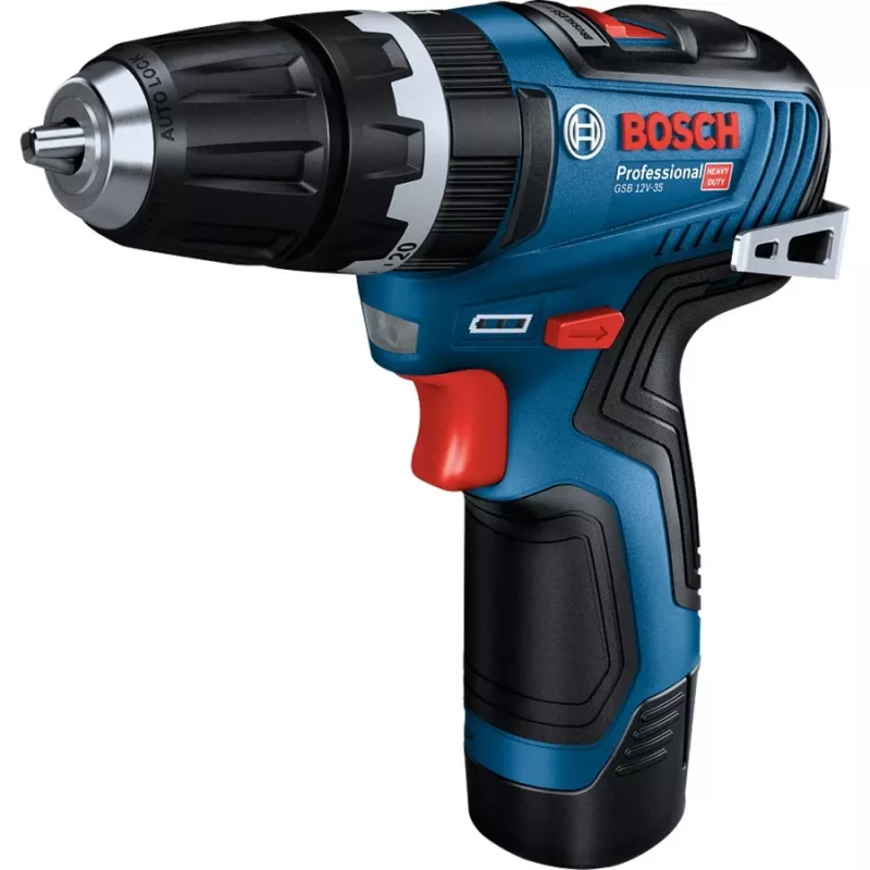 Gręžtuvas Bosch GSB 12V-35 2x3Ah LBOXX 06019J9000