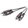 SpeaKa Professional RCA garso jungiamasis laidas [2x RCA kištukas - 2x RCA kištukas] 1,50 m juodas (SP-7869764)