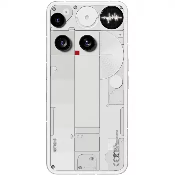 Nothing Phone (3) Baltas - 5G išmanusis telefonas - Dual-SIM - RAM 12 GB / Vidinė atmintis 256 GB - OLED ekranas - 6,67 colio
