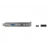 DeLOCK 89934 lizdo laikiklis su 1x USB Type-C ir 1x USB Type-A prievadu