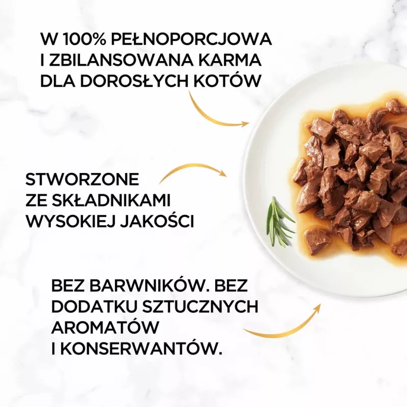GOURMET Gold Sauce Delight Jautiena – šlapias kačių ėdalas – 85 g