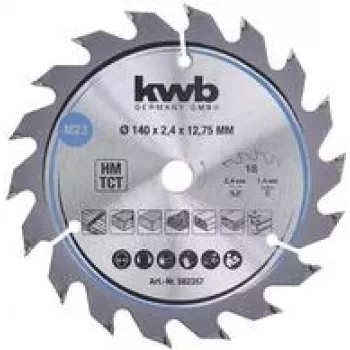 Pjūklo diskas KWB 582357 14 cm kietmedžiui, plastikui, fanerai, minkštmedžiui