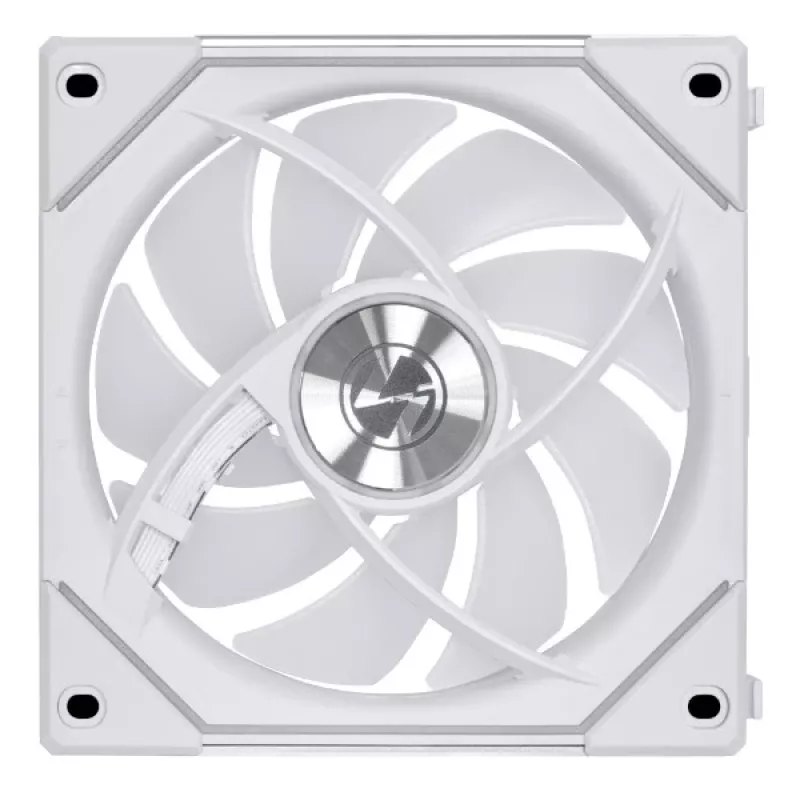 120 mm Lian Li UNI FAN SL-INF Wireless ARGB PWM — Baltas, modulinė magnetinių ventiliatorių sistema