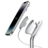 Telefono stovas SODI SIM-300 sidabrinis MagSafe – stalinis laikiklis „MagSafe“ suderinamiems iPhone