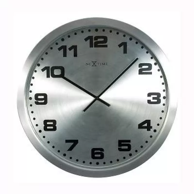 NeXtime laikrodis Mercure 2906zw, 25 cm, sieninis, sidabrinis