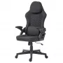 Deltaco DC130 Gaminė kėdė Soft Woven Mesh juoda (GAM-180)