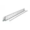 Patch panel 19 inch DELOCK 24 prievadų keystone, pasukami prievadai, įtempimo mažinimas, 1U metalinis