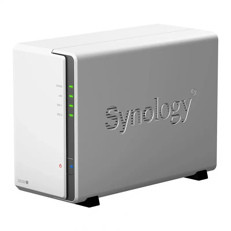 Synology Disk Station DS220j – NAS serveris su 2 vietomis diskams