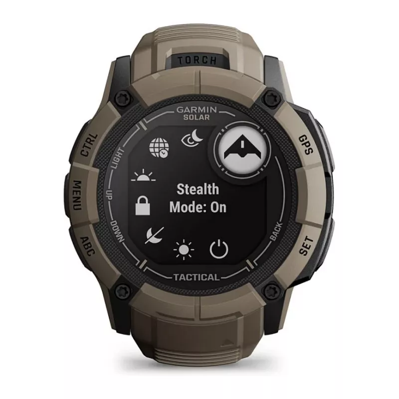 Garmin Instinct 2X Solar Tactical Edition laikrodis 2,79 cm (1,1 colio) MIP 50 mm skaitmeninis 176 x 176 pikselių liečiamas ekranas žalias GPS