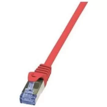Tinklo kabelis LogiLink 7,5 m RJ-45 Cat6a raudonas