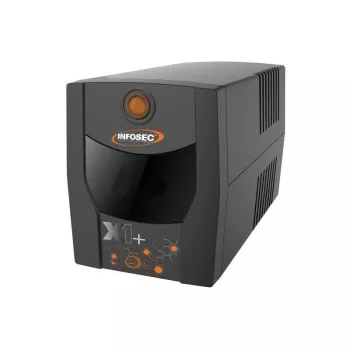 Infosec UPS X1+ 1000 nepertraukiamo maitinimo šaltinis 1000VA, 500W, 2× FR/Schuko