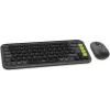 Logitech POP ICON COMBO Swiss, Grafit/Žalia, belaidis klaviatūros ir pelės rinkinys, Bluetooth, 920-013275