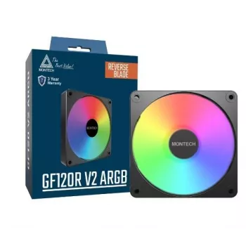 Montech GF120R V2 ARGB kompiuterio korpuso ventiliatorius 12 cm juodas 1 vnt.