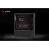 PC korpusas SAVIO Noctis Flow – Cube Mini-ITX/Micro-ATX/ATX, 3x120mm priekyje, 1x120mm gale, 2x3.5 colio + 3x2.5 colio vietos, grūdintas stiklas
