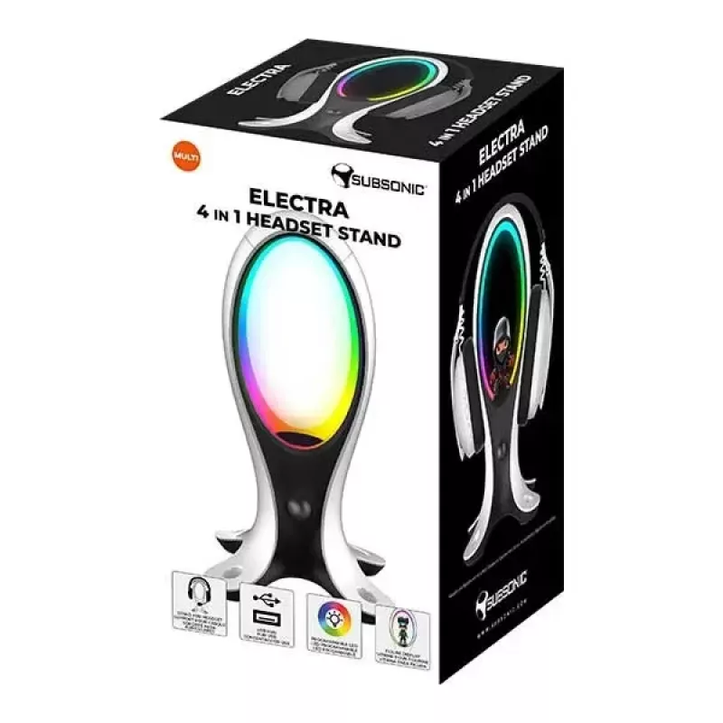 Priedas ausinėms Subsonic SA5682 juoda balta 426g