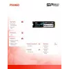 SSD M.2 NVMe Silicon Power P34A60 2 TB, PCIe 3.0 x4, skaitymas 2200 MB/s, rašymas 1600 MB/s