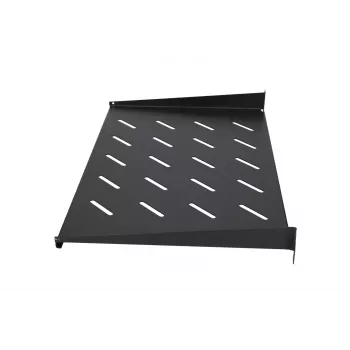Lentyna Extralink SHELF 1U 19 colių sieninėms spintoms, 1U, 300 mm, juoda, metalinė