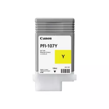 Canon PFI-107Y kasetė su rašalu 1 vnt. Originali geltona