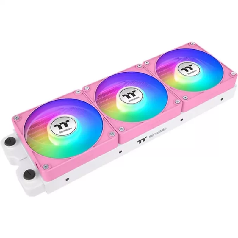 Ventiliatorių rinkinys THERMALTAKE CT140 EX Reverse ARGB Sync 140 mm, 500–1800 RPM, Rožiniai, 3 vnt.