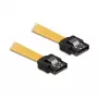 SATA kabelis DeLOCK 82476 0,2 m geltonas