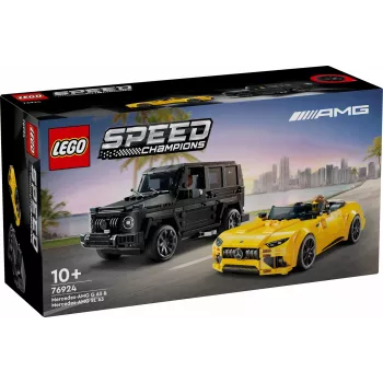 LEGO Speed Champions Mercedes-AMG G 63 ir Mercedes-AMG SL 63 76924, įvairiaspalvis