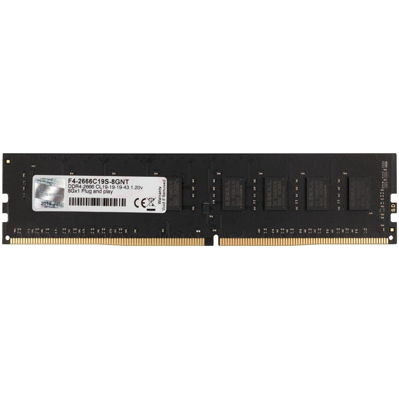 G.skill F4-2666C19S-8GNT Server 8 GB DDR4 atminties modulis