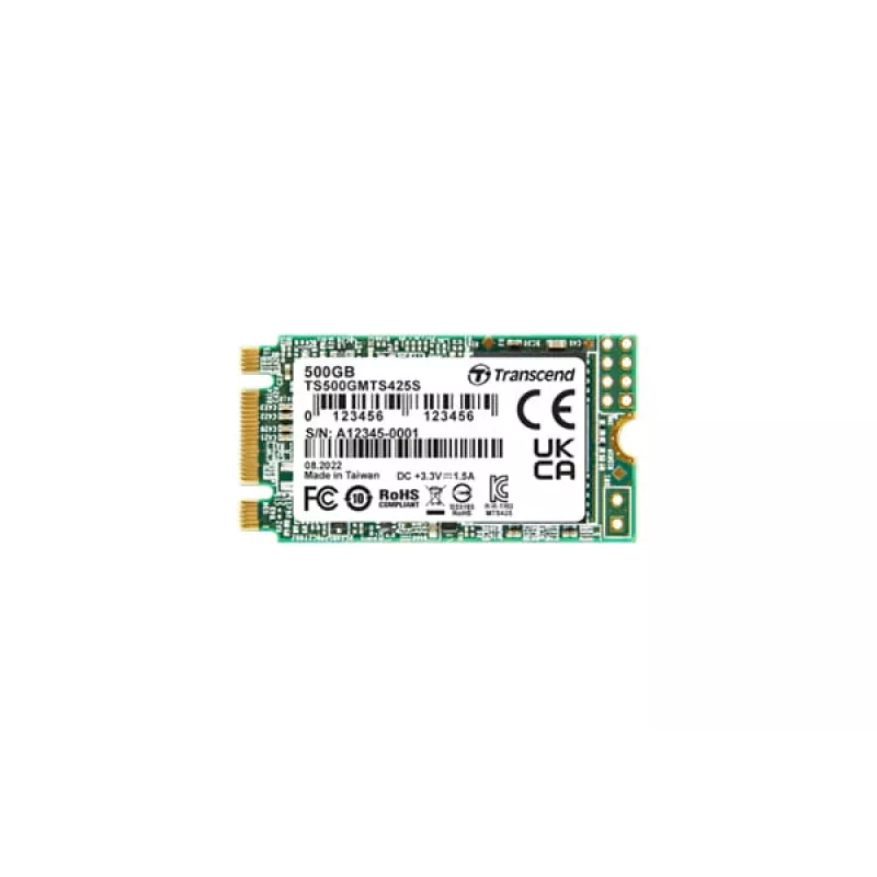 SSD diskas Transcend 500 GB M.2 Serial ATA III TS500GMTS425S