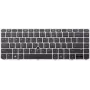 HP atsarginė nešiojamojo kompiuterio klaviatūra, vokiškas išdėstymas, skirta EliteBook 745 G3