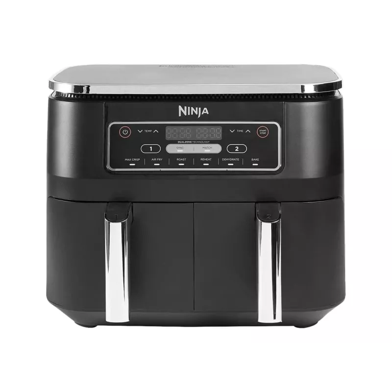 Ninja AF300 Double 7,6 L Atskiras 1690 W Karšto oro gruzdintuvė Juoda