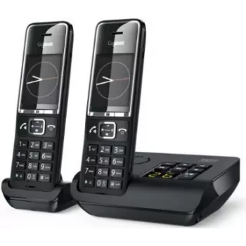 Stalinis analoginis/DECT telefonas Gigaset COMFORT 550A su atsakikliu, juodas