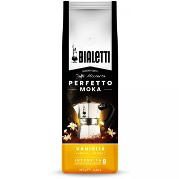 Bialetti Perfetto Moka Vanilia 250g maltos kavos pupelės