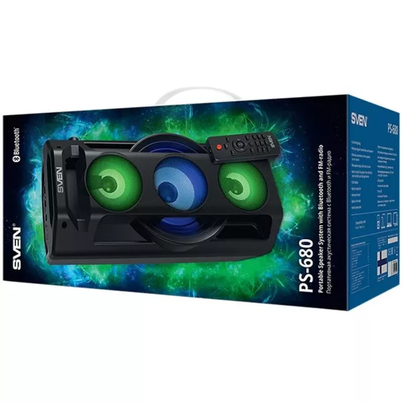 Belaidis garsiakalbis SVEN PS-680 65W, FM, karaoke