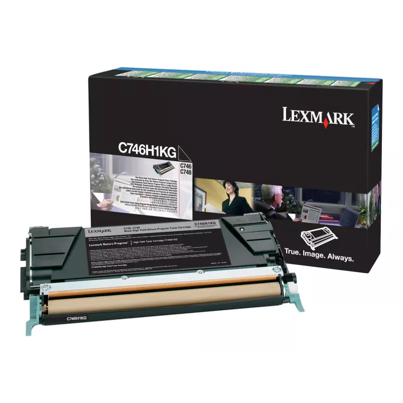 Toneris Lexmark C746H1KG juodas 10000 puslapių