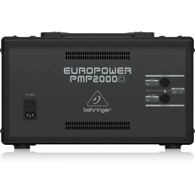 Behringer PMP2000D garso stiprintuvas-mikseris 14 kanalų 2000W Juodas