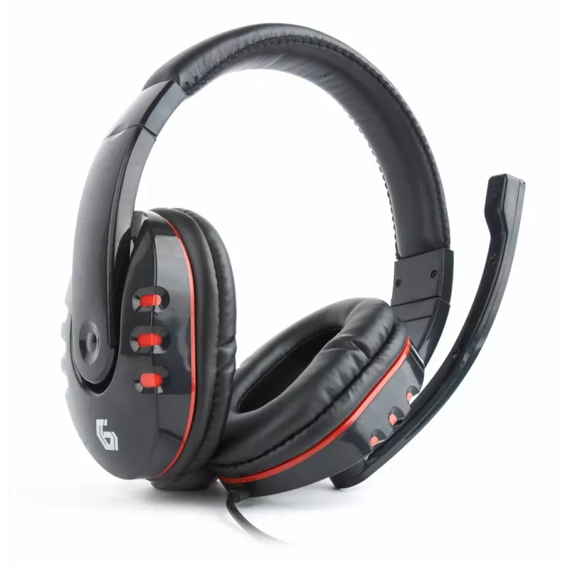 Gembird GHS-402 ausinės / headset Laidinės galvos juosta Žaidimų Juoda