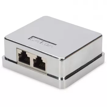 DIGITUS DN-93713 paviršinė montavimo dėžutė CAT 6A 2 prievadai