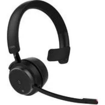 Belaidė ausinė Snom 00004658 Bluetooth antausinė, skirta skambučiams ir muzikai, 30 m diapazonas, juoda