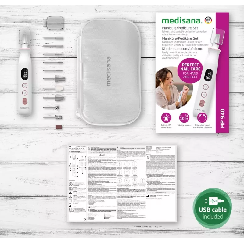 Manikiūro/pedikiūro prietaisas Medisana MP 940