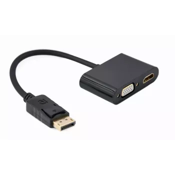 DisplayPort adapterio laidas Gembird A-DPM-HDMIFVGAF-01 0,1 m juodas