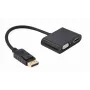 DisplayPort adapterio laidas Gembird A-DPM-HDMIFVGAF-01 0,1 m juodas