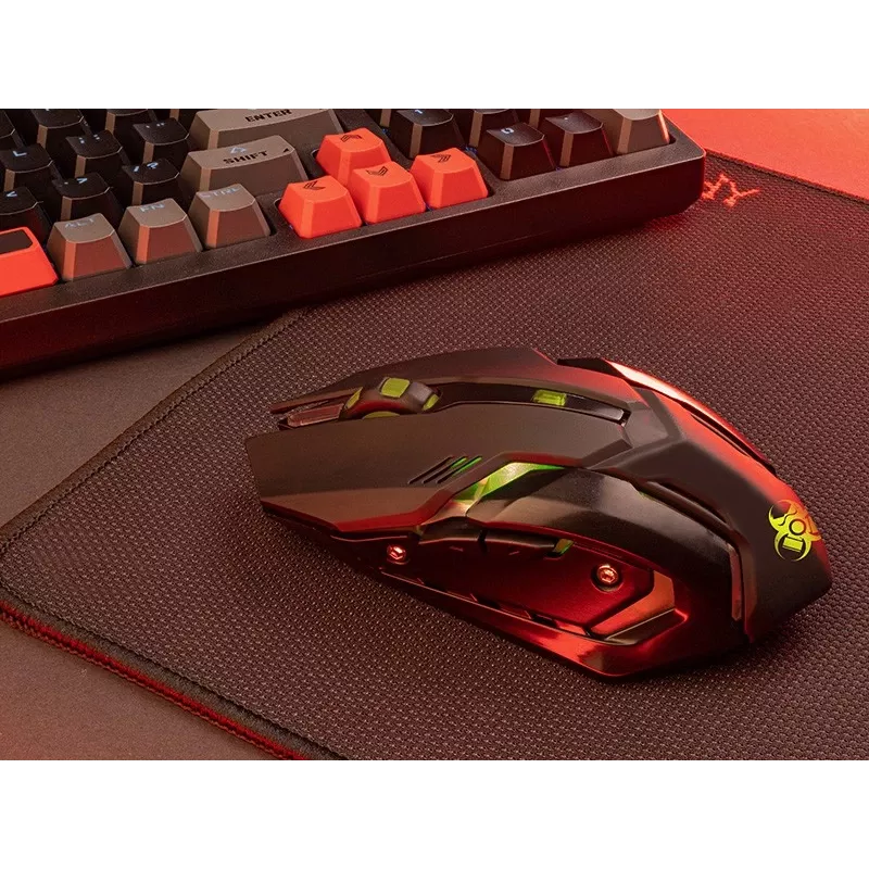 Belaidė ergonominė žaidimų pelė TRACER ROCKY RF NANO