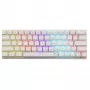 Mechaninė klaviatūra White Shark Wakizashi-2 US Red Switch, TKL be skaičių bloko, balta