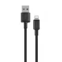 USB-A į Lightning laidas Orsen S9L 1 m 2,1 A – juodas