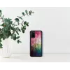 Dėklas iKins Samsung Galaxy S20+ — vandens gėlių raštas, juodas