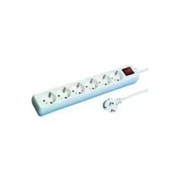 REV 512360555 Apsauginis filtras nuo viršįtampių balta 6 lizdai 250 V 1,4 m
