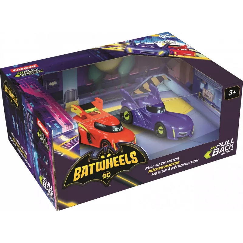 Automobiliukai „Trauk ir Greitėk“ Batwheels