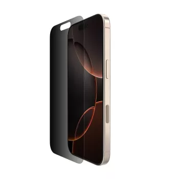 Apsauginis stiklas Belkin OVA169HQ iPhone 16 Pro privatumui, antibakterinis, atsparus smūgiams