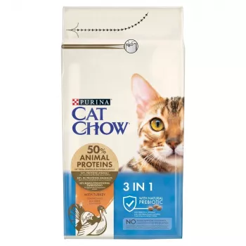 Purina CAT CHOW sausas kačių ėdalas 1,5 kg Suaugę kalakutiena