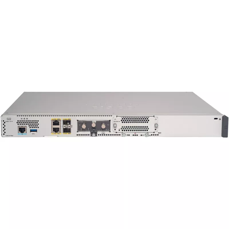 CISCO Catalyst 8200L maršrutizatorius su 1 NIM lizdu ir 4x1G WAN prievadais