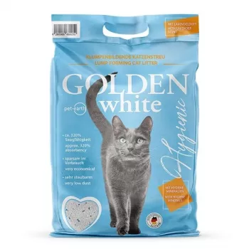 Bentonitinis kaupiantis kačių kraikas Golden Grey 7 kg, levandų kvapo, be dulkių, nelimpantis